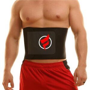 Waist Trimmer Sauna Ab Belt for Women & Men - Waist Trainer Stomach Wrap